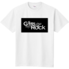 Girl sings Boy's Rock ロゴ (白×黒バック) Tシャツ|オリジナルTシャツのUP-T